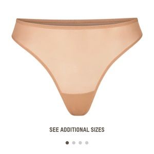 SKIMS- built up mesh thong
